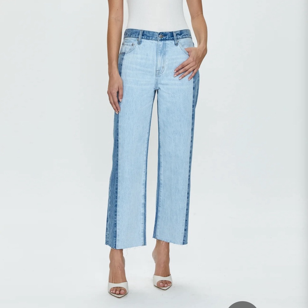 BOBBIE SPLICED MID RISE STRAIGHT - PALAIS